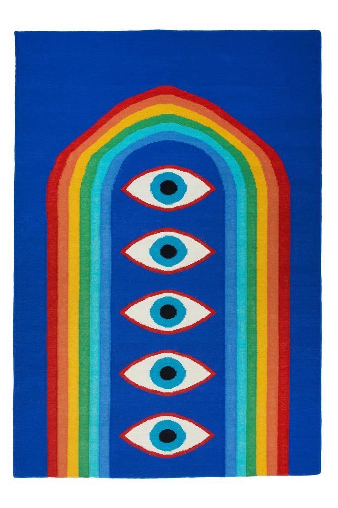 Rainbow Eye Mini Rug