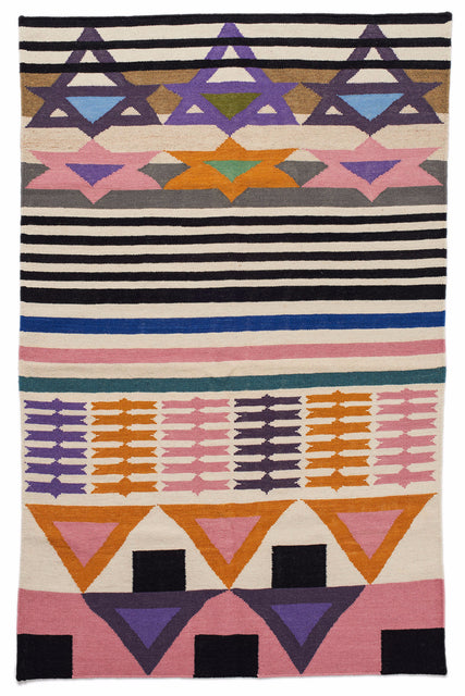 Heatwave in Rajasthan Flat-Weave Rug – AELFIE