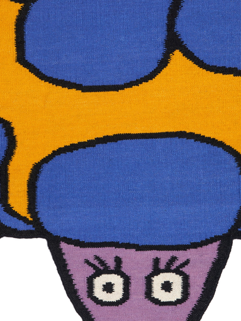 Poodle Cut-Out Flat-Weave Rug – AELFIE
